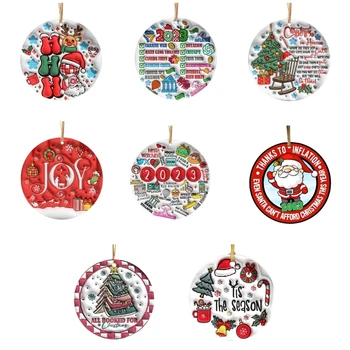 Karácsonyi medál dekoráció Fa dísz Karácsonyfa ablak Függő díszek Fa táblák
