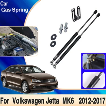 Volkswagen VW Jetta MK6 tartozékokhoz 2012~2017 Autó első motorháztető Motorfedél támasztja a rugós lengéscsillapítót Rudak Autó kiegészítők