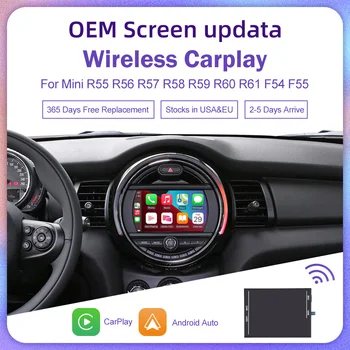 Vezeték nélküli Apple CarPlay Android Auto Mini R55 R56 R57 R58 R59 R60 R61 F54 F55 Clubman Countryman Keménytető John Cooper F56 F57