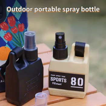 80ml kültéri kempingprés típusa Spray palack hordozható utazási alkohol fertőtlenített víz palackozás finom fúvóka kétrétegű tömítés