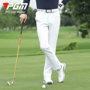 PGM Golf férfi hosszú nadrág Magas rugalmasságú sport kopásálló rövidnadrág Kényelmes puha száraz őszi téli golfruházat KUZ167