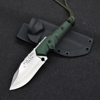 Knife Sharp 154 acél rögzített pengéjű vadászkés Nagy keménységű G10 fogantyú hordozható kültéri túlélőkések Camping EDC szerszám