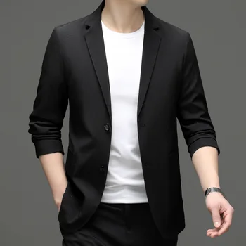5638-2023 Férfi divat alkalmi kis öltöny férfi A karcsú öltöny koreai változata 106 kabát egyszínű kabát