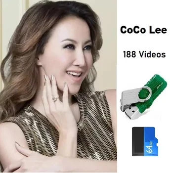 Ázsia Kína Popzene Női énekes CoCo Lee 188 Videók Dalok Mobil számítógép Autó Memória TF SD kártya USB Flash Disk 64GB fel Válassza a