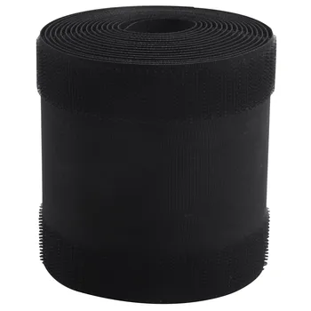 Kábel markolat padló Kábelfedő kábelek kábelvédő kábelrendező csak kereskedelmi irodai szőnyeghez (fekete, 10 láb)