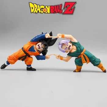 Dragon Ball figurák Gotenks Trunks kombinált test akciófigurák Anime kollekció 10cm díszmodell játékok születésnapi ajándékok
