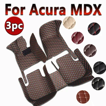 Autós padlószőnyegek Acura MDX YD8 YD9 YE1 2022 2023 2024 7üléses piszkos bőr szőnyegek padlószőnyeg Tapis Voiture autós kiegészítők