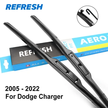 REFRESH Hibrid ablaktörlő lapátok Dodge Charger Fit horogkarokhoz Év: 2005 és 2022 között