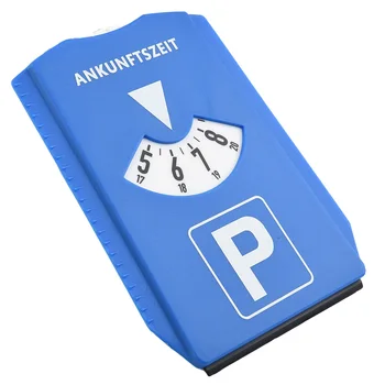 Parkolás Lemez időzítő óra Érkezési idő kijelző kék műanyag Parkolási idő eszköz 24 Parkoló tárcsa Parkolóórák Automatikus tartozék