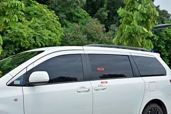 Autós ablakvédő Toyota Sienna ajtóhoz Nap eső terelő védő esőruházat Napernyő esővédő