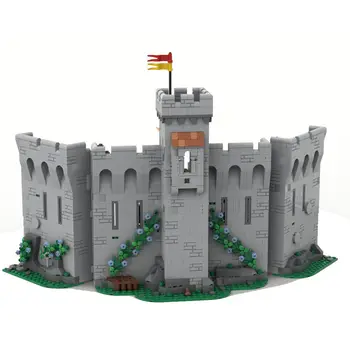 Középkori vártorony védelem a várfal bővítéséhez 1492 darab MOC