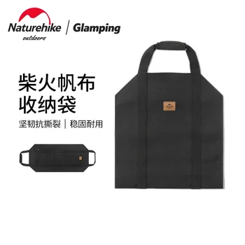 Naturehike kültéri tűzifavászon többcélú homokfutó táska Kényelmes kézvédő tűzifa homokfutó táska