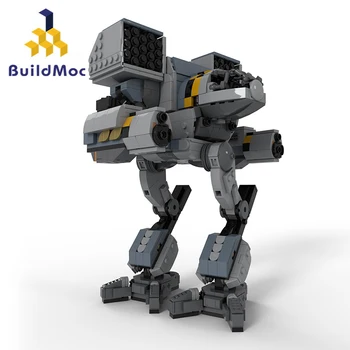 BuildMoc BattleTech Mad Cat Mecha építőelemek Fafarkas OmniMech Klán Szellemmedve Robot Kockák Játékok Gyermekek Születésnapi ajándékok