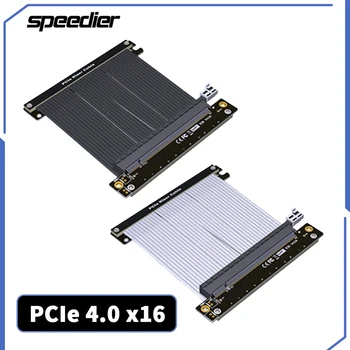Fekete Ezüst PCIe 3.0 x16 grafikus kiemelő kábel kettős fordított szögű, teljes sebességű stabil ITX A4-hez Mini PC ház R33UF-TU R33JK-BK