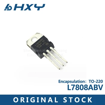 5db L7808ABV L7808CV TO220 háromterminálos precíziós 1.5A szabályozó