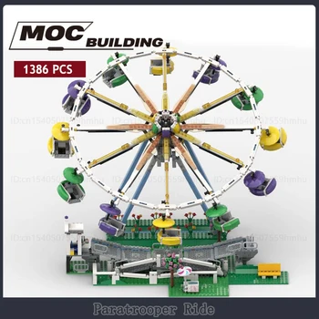 Játszótér GBC ejtőernyős lovaglás MOC építőelemek Motorgép 10247 Technológia Építőelemek Gyűjtemény Játékok Kreatív ajándékok