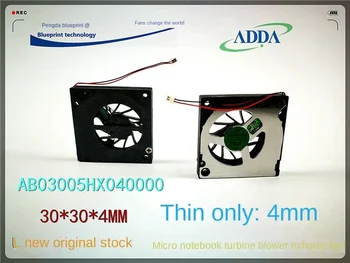 Új 3004 3cm 5V Ab03005hx Projection hűtőberendezés notebook turbó ventilátor