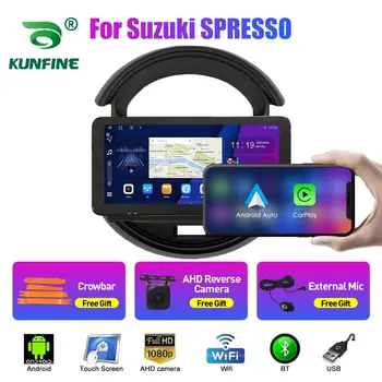 10.33 hüvelykes autórádió Suzuki SPRESSO 2Din Android nyolcmagos autórádió DVD GPS navigációs lejátszó QLED képernyő Carplay