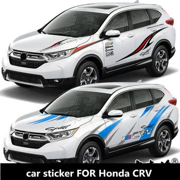 Új autó matrica a Honda CRV 2012-2023 karosszéria testreszabásához és módosításához divatos sport Vinyl matrica film