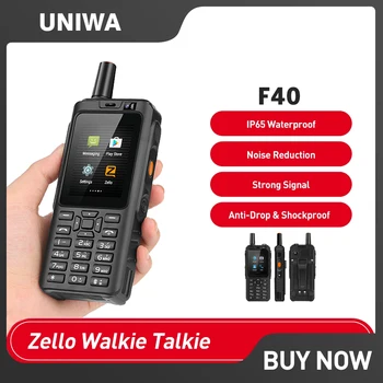 UNIWA F40 Zello Walkie Talkie okostelefon Android POC rádió Walkie Talkie Mobiltelefon 2.4