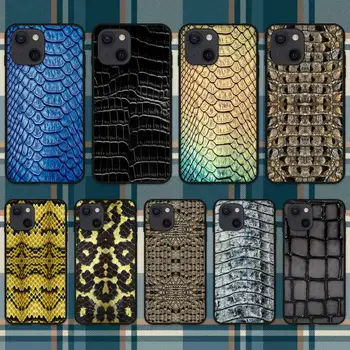 lány főnök Kígyó krokodilbőr Phone Case iPhone 11-hez 12 Mini 13 14 Pro XS Max X 8 7 6s Plus 5 SE XR héj