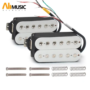 1Set Alnico 2 elektromos gitár hangszedő N-50 7-8K/B-52 8-9K Humbucker Alnico II hangszedő dupla tekercses hangszedő Gitár alkatrészek Multi Color