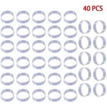 szilikon hüvelykujjkar-fedőgyűrűk a Steam Deck One sorozathoz, 40 részes kopásálló joystick-védő gyűrűk
