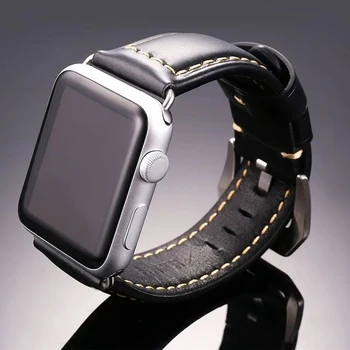 bőrszíj Apple Watch Series 9 8 7 6 SE 5 40mm 44mm 45mm 41mm 38mm 42mm Correa karkötő iWatch Ultra 2 1 49mm szíjhoz