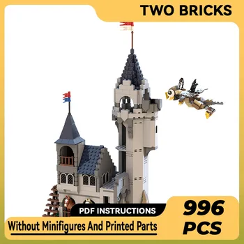 Moc építőkockák Erőd modell Sólymok Menagerie kastély technológia Moduláris blokkok Ajándékok Játékok gyerekeknek DIY készletek összeszerelése