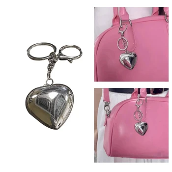 Sweet Heart Keychain Szív táska Medál ötvözet ötvözet Szív kulcstartók