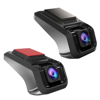 Autós DVR kamera 1080P ADAS videofelvevő Tiszta gyenge fényviszonyok között videó Full HD 1080P Mobiltelefon működése USB-csatlakozás Fekete