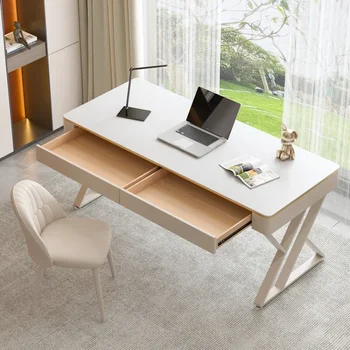 Study Modern irodai íróasztalok Pala Luxus Workbench Home Office Deskek Asztali számítógép Escritorio Ordenador munkabútor
