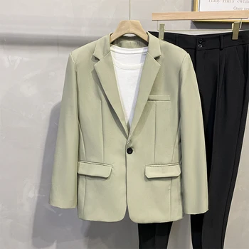 Classic férfi ruházat alkalmi blézer 2023 ősz és tavasz Új csúcsminőségű koreai stílusú öltöny Fashion Business Blazers dzsekik L56