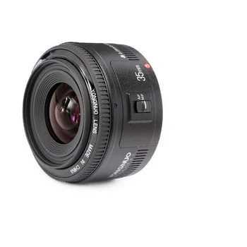 Top fényképezőgép objektívek YONGNUO márka F2 nagylátószögű fix objektív YN 35mm F2 F2N objektív Canon bajonetthez Canon DSLR 600D 70D 60D 6D fényképezőgéphez
