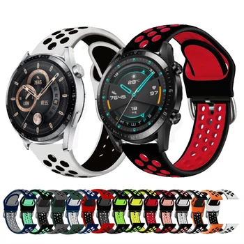 Huawei Watch GT 3 42mm 46mm szíjhoz 22mm 20mm sport szilikon szíj Huawei Watch 3 Pro / GT Runner / 2E / GT 2 Pro csuklópánthoz
