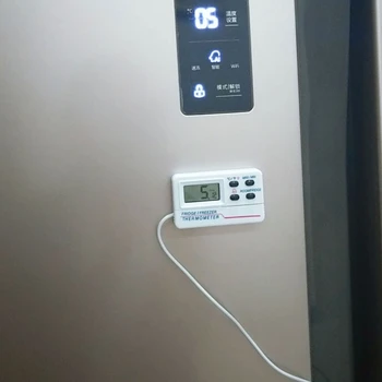 Digitális hűtőszekrény hőmérő Hűtőszekrény fagyasztó hőmérő otthoni restauant cseppszállításhoz