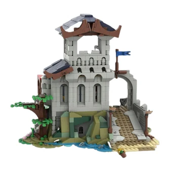MOC Kreatív középkori kastély Sas A Sólyom lovagjai Előőrs Modell építőelemek Kockák DIY játékok gyerekeknek Ajándékok