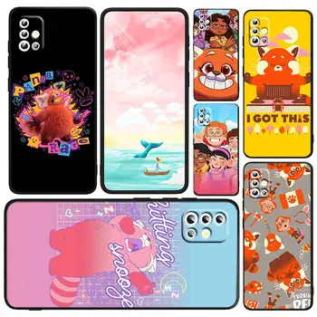 Disney Turning Red Phone Case Samsung A73 A72 A71 A54 A53 A52 A51 A42 A33 A32 A23 A22 A22 A21S A13 A04 A03 5G fekete
