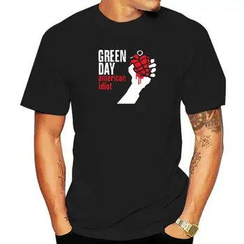 2019 új nyár Híres zenekar Green Day póló férfiak 100% pamut laza Tops&Tees férfiak Rock Hip Hop utcai viselet férfi ruhák pok