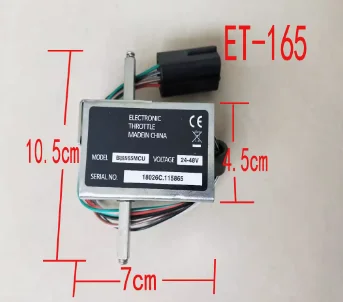 ET 165 MCU 24-48V Sebességszabályozó panel Elektronikus fojtószelep targoncához Targonca Raklapemelő