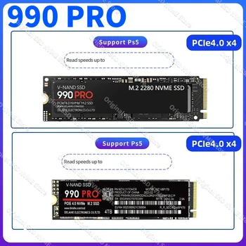 Márka M2 2280 SAM SSD 4TB 1TB 8TB 980PRO SSD Eredeti belső szilárdtestalapú lemez PCIe Gen 4.0 x 4 990 PRO NVMe PS5/PC/laptop