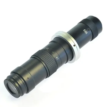 300X ipari CCD kamera Lianr 0.7X-4.5X monokuláris mikroszkóp optikai lencse