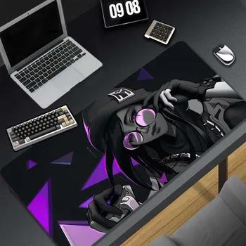 Big egérpad billentyűzet szőnyeg Valorant PC egérszőnyeg egérpadok 400X900mm csúszásmentes gumi asztali szőnyeg Gamer párnák Nagy játékhoz tervezett egérpad