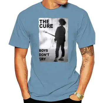 The Cure 'Boys Don't Cry' (fekete) póló Erősített ruházat Új & Hivatalos férfi pólók Rövid ujjú O nyakú pamut