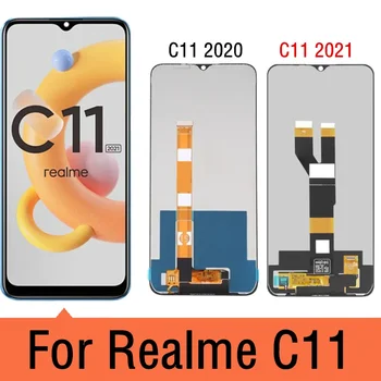 C11 LCD OPPO Realme C11 2020 LCD RMX2185 kijelzős érintőképernyős digitalizáló szerelvényhez Realme C11 2021 LCD RMX3231