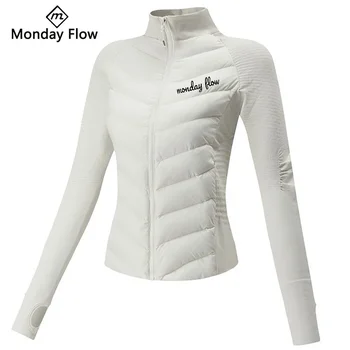 Mondayflow Golf női ruházat Új kabát Szélálló kabát Golf ruházat Női téli könnyű golfkabát