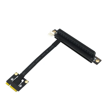270 fokos Mini PCIe - PCI-E 16X hosszabbító kábel 20 cm-es PCIE3.0 bővítőport adapter GPU PCIe interfész eszközhöz