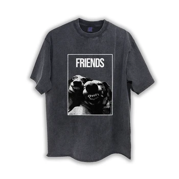 Cotton Big Size vicces kutya nyomat Grafika Unisex póló Újdonság Design póló Újdonság Vicces póló férfiaknak Bdtee 