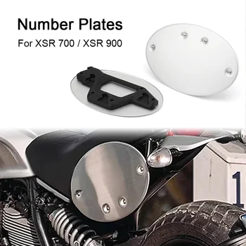 Új rendszámtábla alumínium motorkerékpár oldal ovális rendszámtábla Yamaha XSR900 xsr 900 2022 2023 XSR700 XSR 700 2021 - 2023