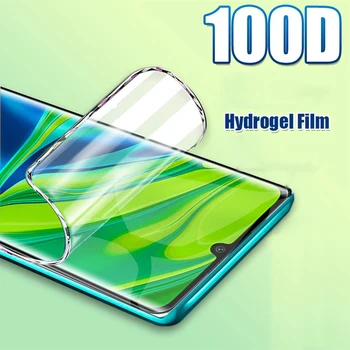 100D hidrogél film Xiaomi Note 10 9T Pro képernyővédő fólia MI 9 Lite SE A3 védőüveghez